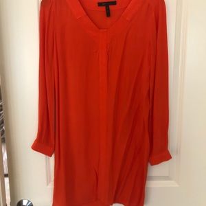 BCBG Orange Shift Dress